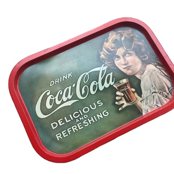 ‼️Vintage‼️ Drink Coco-Cola Refreshing Collector Serving Tray - Picture 1 of 12